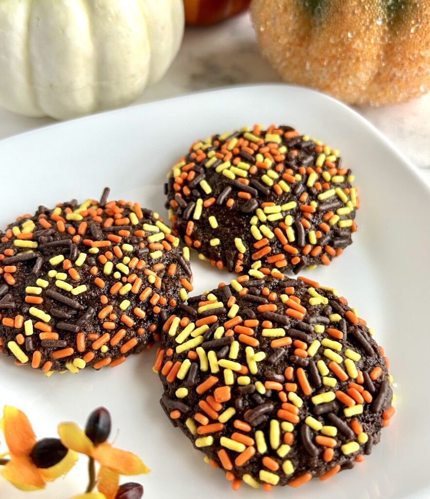 Chocolate Sprinkle Cookies with Fresh Milled Flour