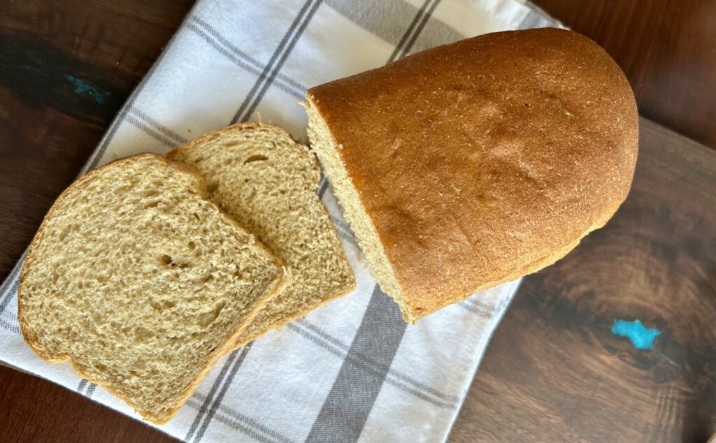 Sandwich Bread with Fresh Milled Flour