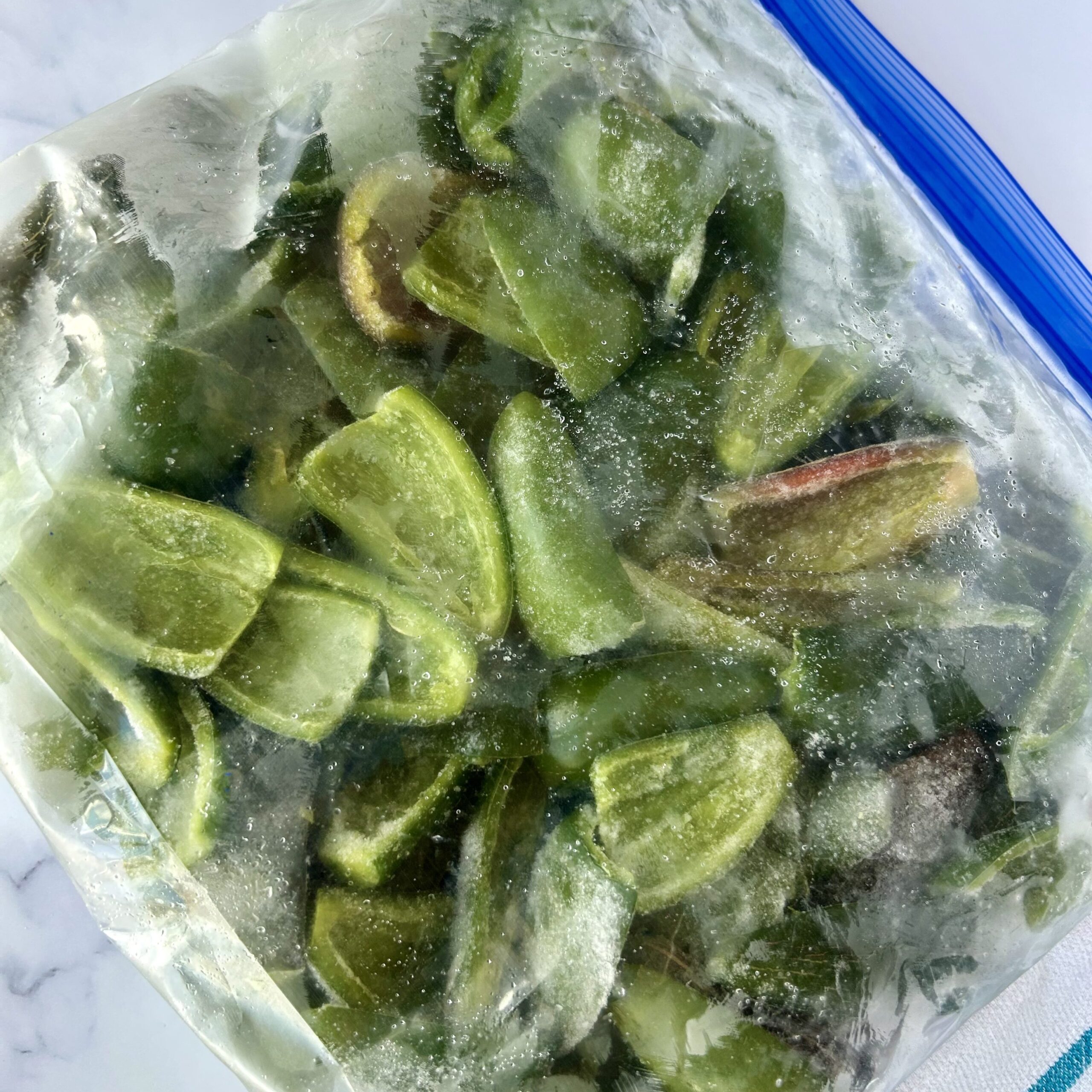 frozen halved jalapeño peppers