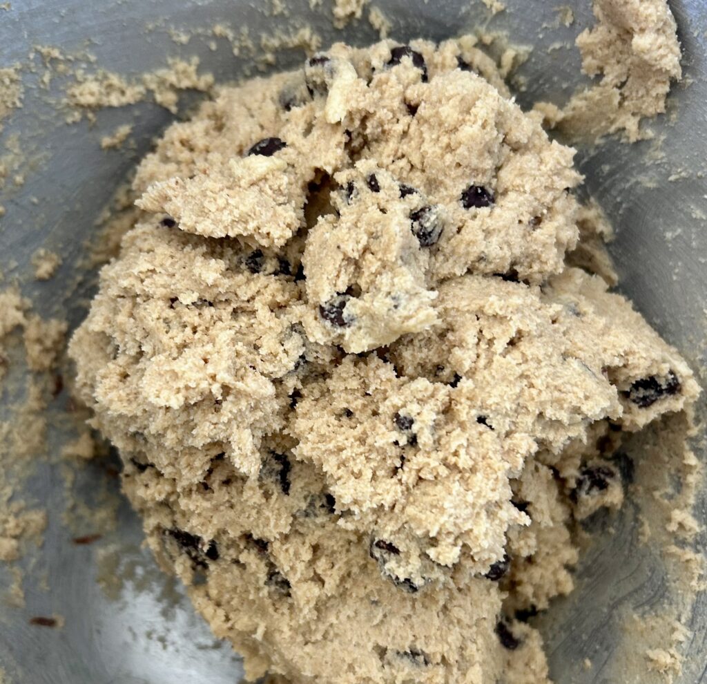 chocolate chip cookie dough