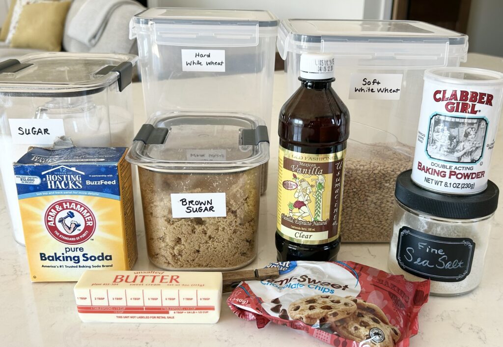 chocolate chip cookie ingredients