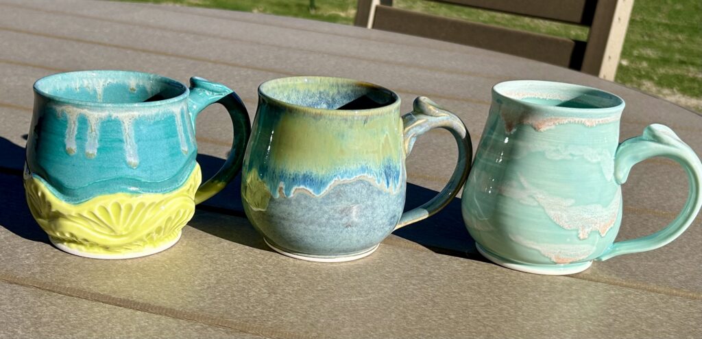 Manatee Pottery mugs