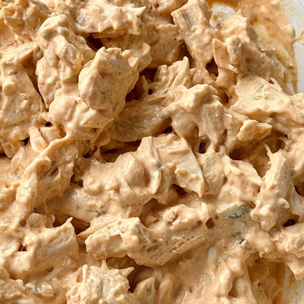 buffalo chicken mixture