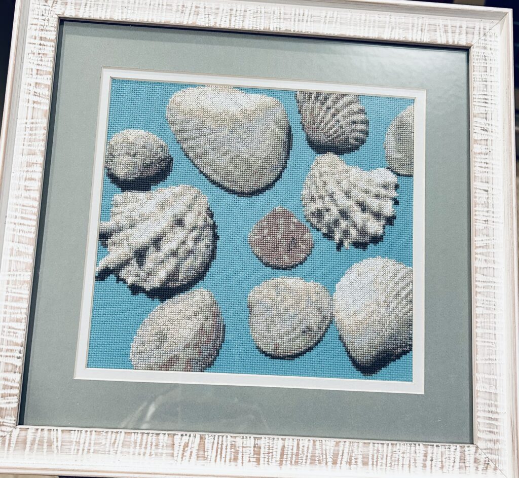 Florida shells cross stitch