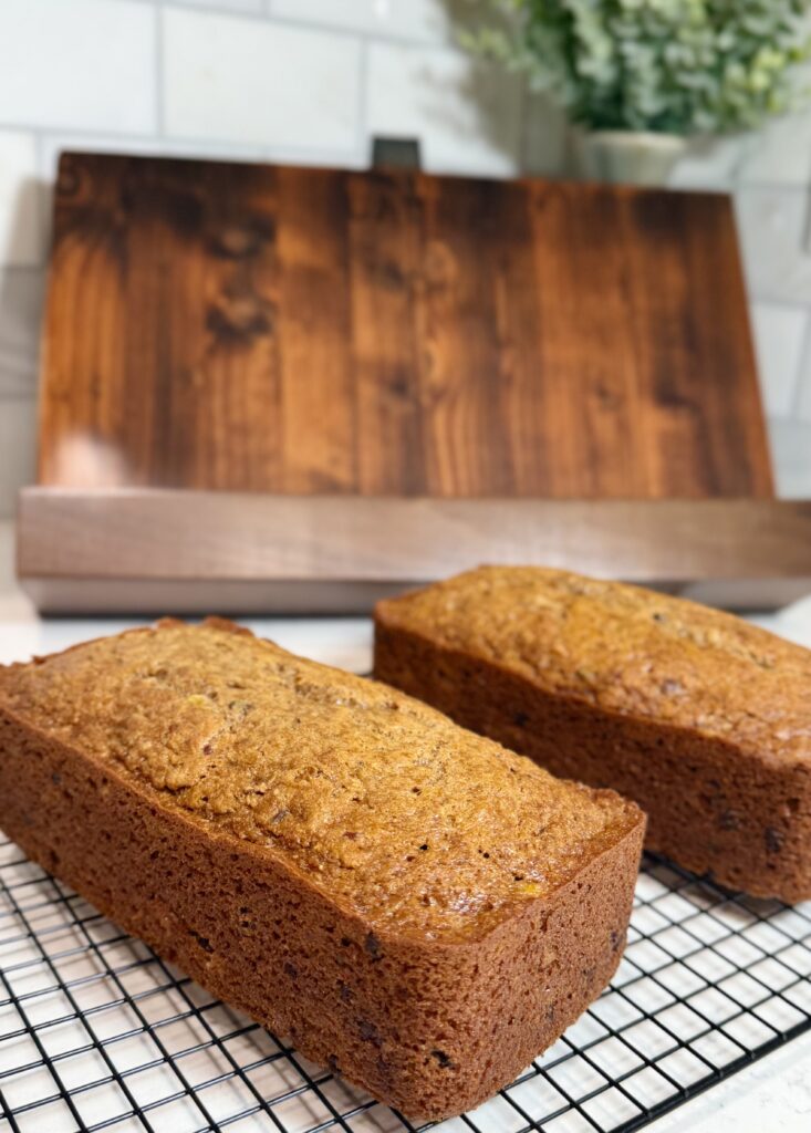 Banana Bread with Fresh Milled Flour