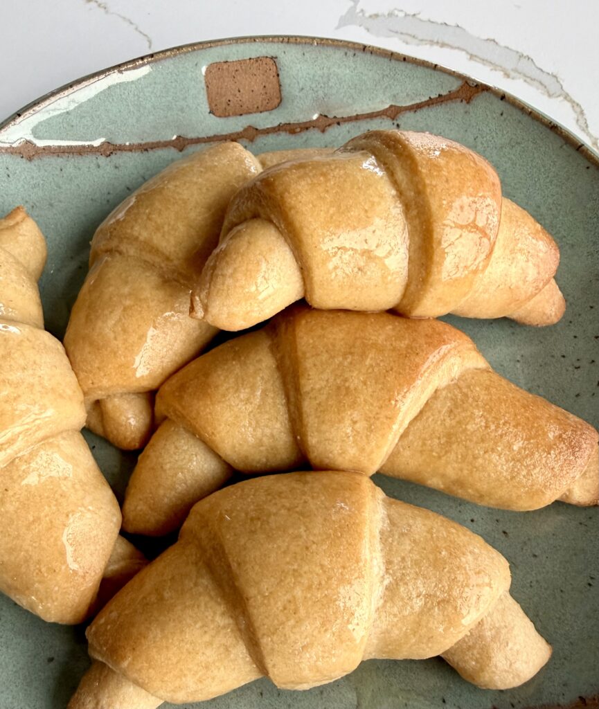 crescent rolls with fresh milled flour