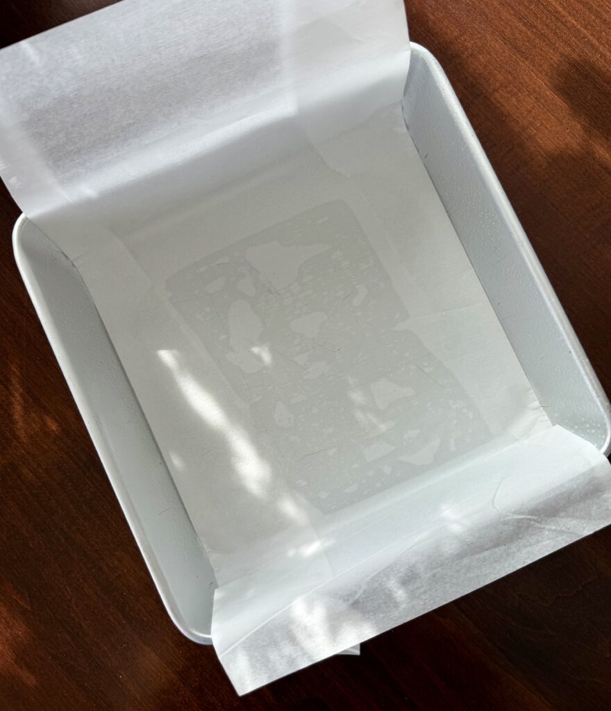 parchment paper sling