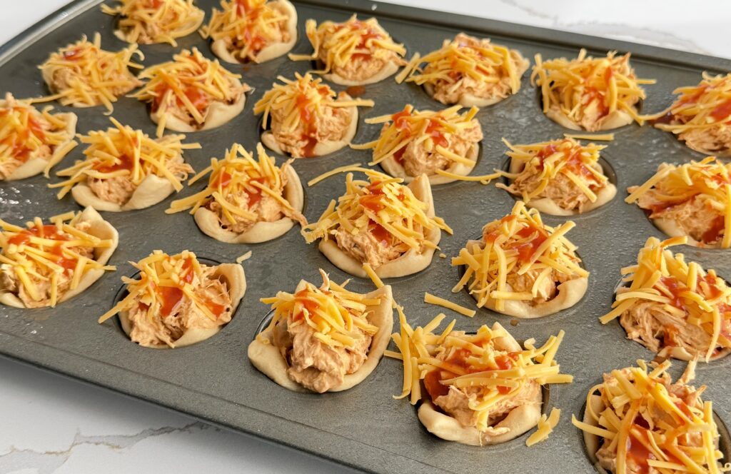 buffalo chicken appetizer cups