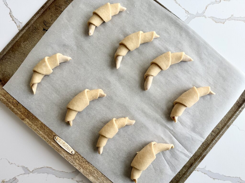 crescent rolls with fresh milled flour