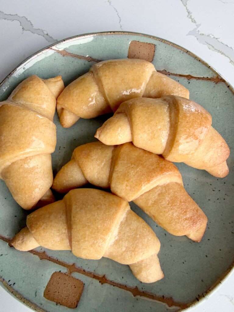 crescent rolls with fresh milled flour