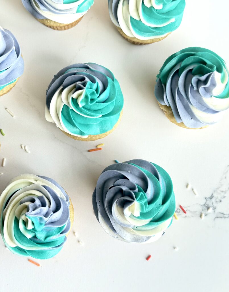 Vanilla Cupcakes with Fresh Milled Flour