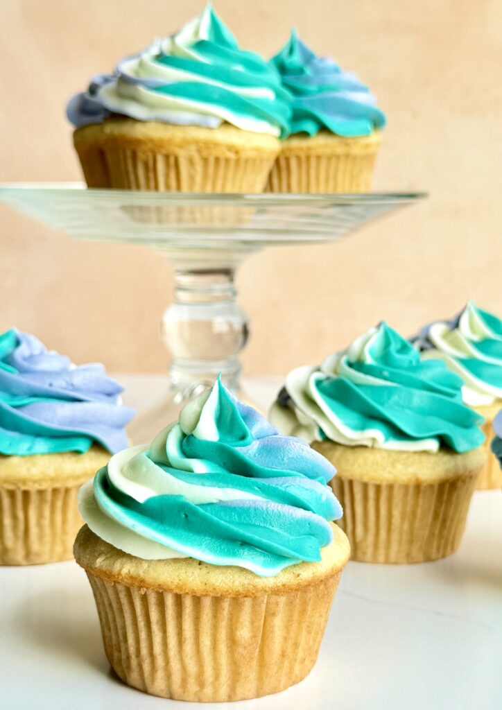 Vanilla Cupcakes with Fresh Milled Flour