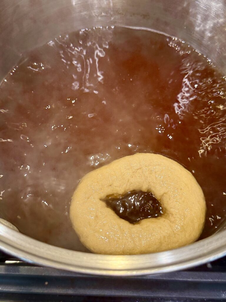 boiling bagels